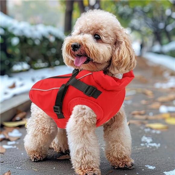 Other - Dog Winter Coat Reflective Water-Resistant Jacket, Fleece Lined Puppy XS